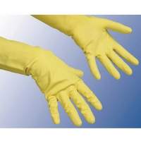 Vileda rubber gloves 25617 L natural latex yellow 2 pieces/pack.