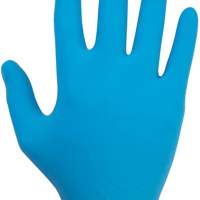 Rękawice nitrylowe, bezpudrowe, neutralne dla klimatu rękawiczki jednorazowe, przylegające i elastyczne, EKOLOGICZNE I PODLEGAJĄ