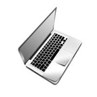 Schutzfolien für MacBook (oben, unten, innen)  15'' MacBook Pro Retina, 02/2013, 10/2013, 08/2014, 05/2015 silver