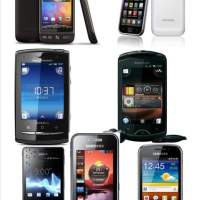 Kalan stok akıllı telefon, 4 inç'e kadar 1000 akıllı telefon Nokia, Samsung, LG, Sony, HTC