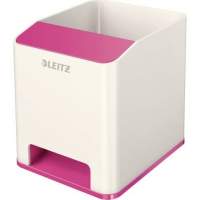 Leitz pen holder WOW 53631023 white/pink