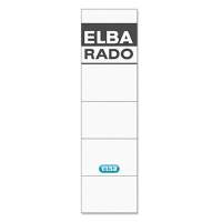 ELBA insert back label 100420960 short/wide white 10 pieces/pack.