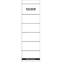 Falken folder spine label 80039266 wide/short white 10 pcs./pack.