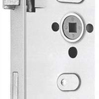ZT mortice lock according to DIN18251 0415 class 2 PZ DIN right pin 55mm distance 72mm silver