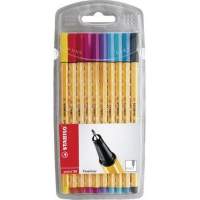 STABILO Fineliner point 88 8810-1 0.4 mm assorted colors 10 pcs./pack.