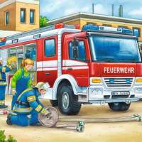 Ravensburger Puzzle Polizei und Feuerwehr 2 x 12 Teile