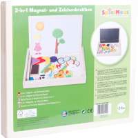 SpielMaus wooden 2in1 magnet and drawing board box