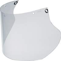 Protective screen made of clear PC dim. 480x200x1mm for attachment to KGS helmet mount