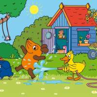 Schmidt Spiele Kinderpuzzle Viel Spaß mit der Maus, 3x48 Teile