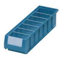 Transverse divider, glass, large label field for shelf box dimensions W234xH90mm, 10 pieces