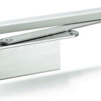 GEZE door damping ActivStop integrated door closer silver