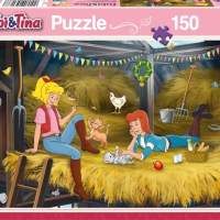 Schmidt Spiele Puzzle Bibi & Tina, Auf dem Heuboden, 150 Teile