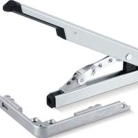 GEZE hand lever with corner drive silver with corner drive
