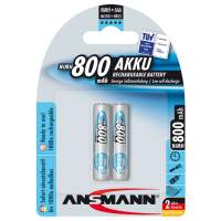 ANSMANN battery MaxE 2 x Micro 0.8 Ah 1 blister