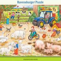 Ravensburger Rahmenpuzzle Auf dem großen Bauernhof 40 Teile