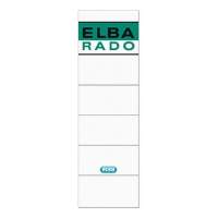 ELBA folder label 100420947 short/wide sk green/white 10 pcs./pack.