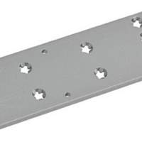 Mounting plate for TS 73V silver universal hole group