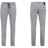 Męskie spodnie jeansowe Sublevel w kolorze szarym, vintage