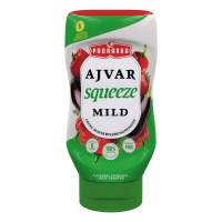 Ajvar Squeeze Mild, мягкая овощная приправа-паста (1 тюбик по 310 г) 6X310g/ml = Karton